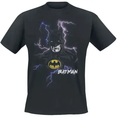 Batman - DC Comics T-shirt - Serious Face - M 3XL - för Herr - svart