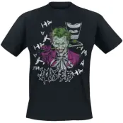 Batman - DC Comics T-shirt - The Joker - Ha Ha - M 3XL - för Herr - svart