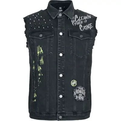 Batman - DC Comics Väst - The Joker The Clown Prince of Crime - S XXL - för Herr - svart denim