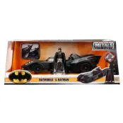 Batman Diecast Model 1/24 1989 Batmobile with figure