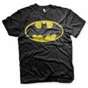 Batman Distressed Logo T-Shirt, T-Shirt