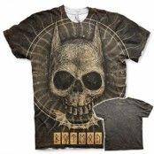 Batman Gothic Skull Allover T-Shirt, T-Shirt