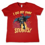 Batman - I Do My Own Stunts Kids T-Shirt