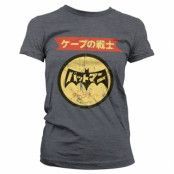 Batman Japanese Retro Logo Girly Tee, T-Shirt