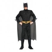Batman Dark Knight med Muskler Maskeraddräkt - Large
