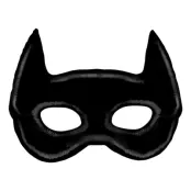 Folieballong Bat Mask