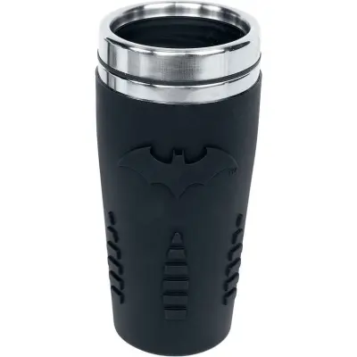 Batman - DC Comics Mugg - Batman - Thermobecher - Reisebecher - To Go Becher - för  svart