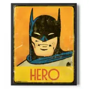 Batman Retro Hero Poster