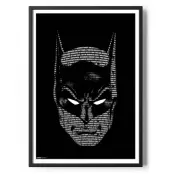 Batman Words Poster