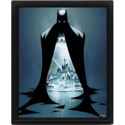 DC Comics 3D Effect Poster Batman Gotham Protector 26 x 20 cm