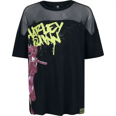 Batman T-shirt - Harley Quinn - S L - för Dam - svart