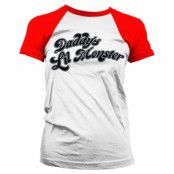 Daddy´s Lil Monster Baseball Girly Tee, T-Shirt