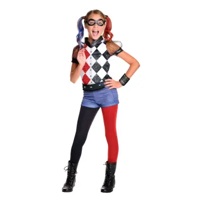 Harley Quinn Barn Maskeraddräkt - Small
