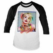 Harley Quinn Kiss Baseball Long Sleeve, Long Sleeve T-Shirt