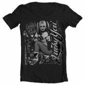 Harley Quinn - Lucky You Wide Neck Tee , Wide Neck Tee