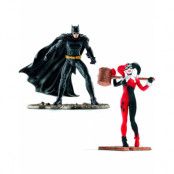 Licensierade Batman VS Harley Quinn Figurer 10 cm