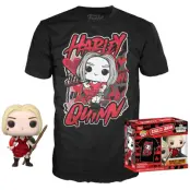 POP Set & Tee DC Comics Escuadron Suicida Harley Quinn