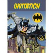 Inbjudningskort Batman 8-pack