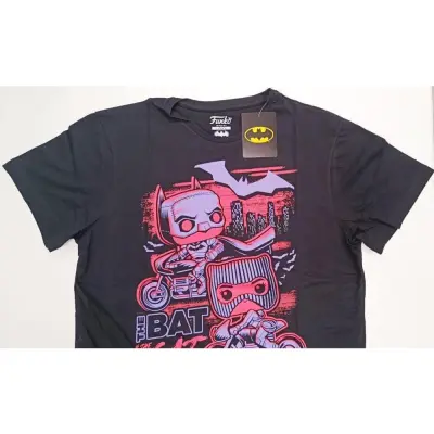 Pop! Tee: Batman - The Bat & The Cat (L)