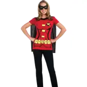 Robin T-Shirt Maskeraddräkt (Dam) XL