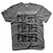 The Many Moods Of Batman T-Shirt