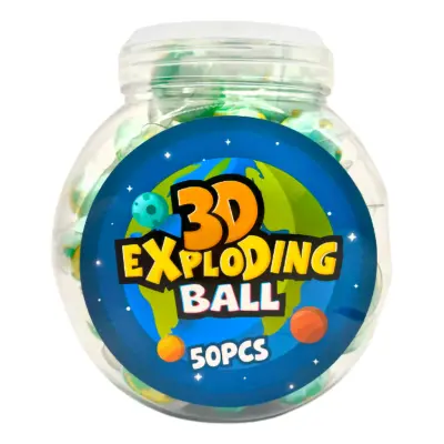 3D Planet Exploding Ball Storpack - 50-pack
