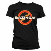Big Bang Bazinga Underground Logo Girly T-Shirt