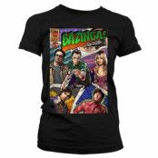 Big Bang Theory - Bazinga Comic Cover Dam T-Shirt