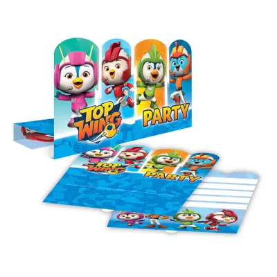 Inbjudningskort Top Wing