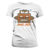 The Big Bang - T-Shirt Girl Shel-Bot - White (M)