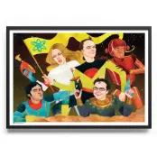 The Big Bang Theory Art Poster