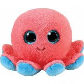 TY Plush - Beanie Boos - Sheldon the Coral Octopus