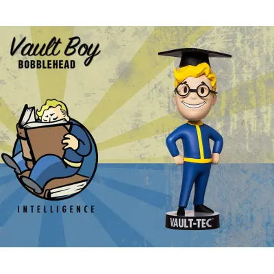 Fallout Vault Boy Bobblehead Intelligence