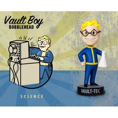 Fallout Vault Boy Bobblehead Science