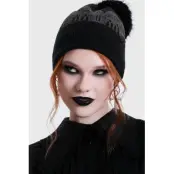 Killstar - Gothic Mössa - CATHEDRA SPIRES BOBBLE HAT - för Dam - svart