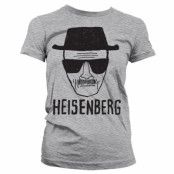 Breaking Bad Heisenberg Sketch Girly T-Shirt Grå