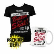 In Legal Trouble Package Deal - Girly T-Shirt+Mug, Girly T-Shirt and Coffee Mug