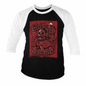 La Tortuga - Hola Death Baseball 3/4 Sleeve Tee, Long Sleeve T-Shirt