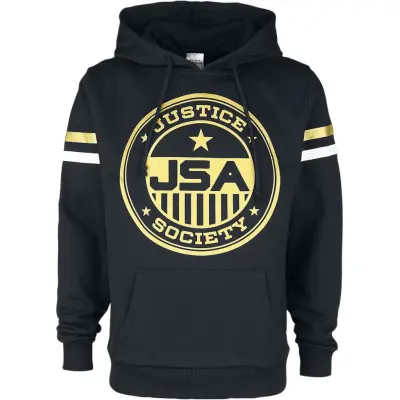 Black Adam - DC Comics Luvtröja - JSA Justice Society - S M - för Herr - svart