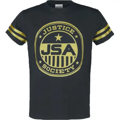 Black Adam - DC Comics T-shirt - JSA Justice Society - S M - för Herr - svart
