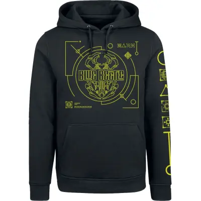 Blue Beetle - DC Comics Luvtröja - Symbols - S L - för Herr - svart