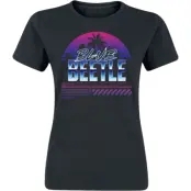 Blue Beetle - DC Comics T-shirt - Palm Sunset - S XL - för Dam - svart