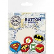 DC Comics - Logos Pin Badges 6-Pack