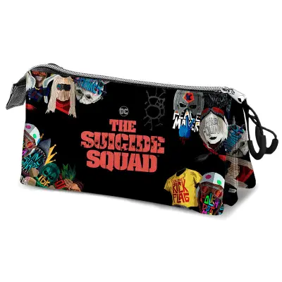 DC Comics Suicide Squad Taskforce triple pencil case