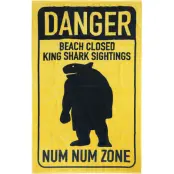 Suicide Squad - DC Comics Handduk - Suicide Squad 2 - Danger Num Num Zone - handduk - för  gul/svart