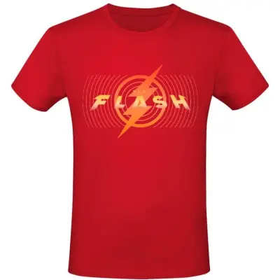 The Flash - DC Comics T-shirt - Logo - S XXL - för Herr - röd