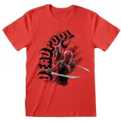 Deadpool 3 - Anime T-shirt - S XXL - för Herr - röd