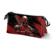 Deadpool - Bad - Triple Pencil Case '10X23.5X5Cm'