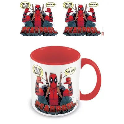 Deadpool Coloured Inner Mug 2 Thumbs