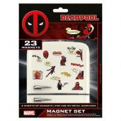 Deadpool Comic Magnet set